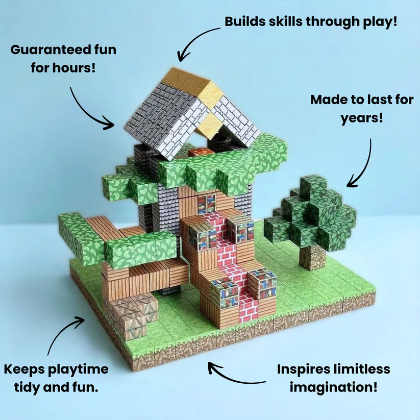 Magnetic Blocks Building Set