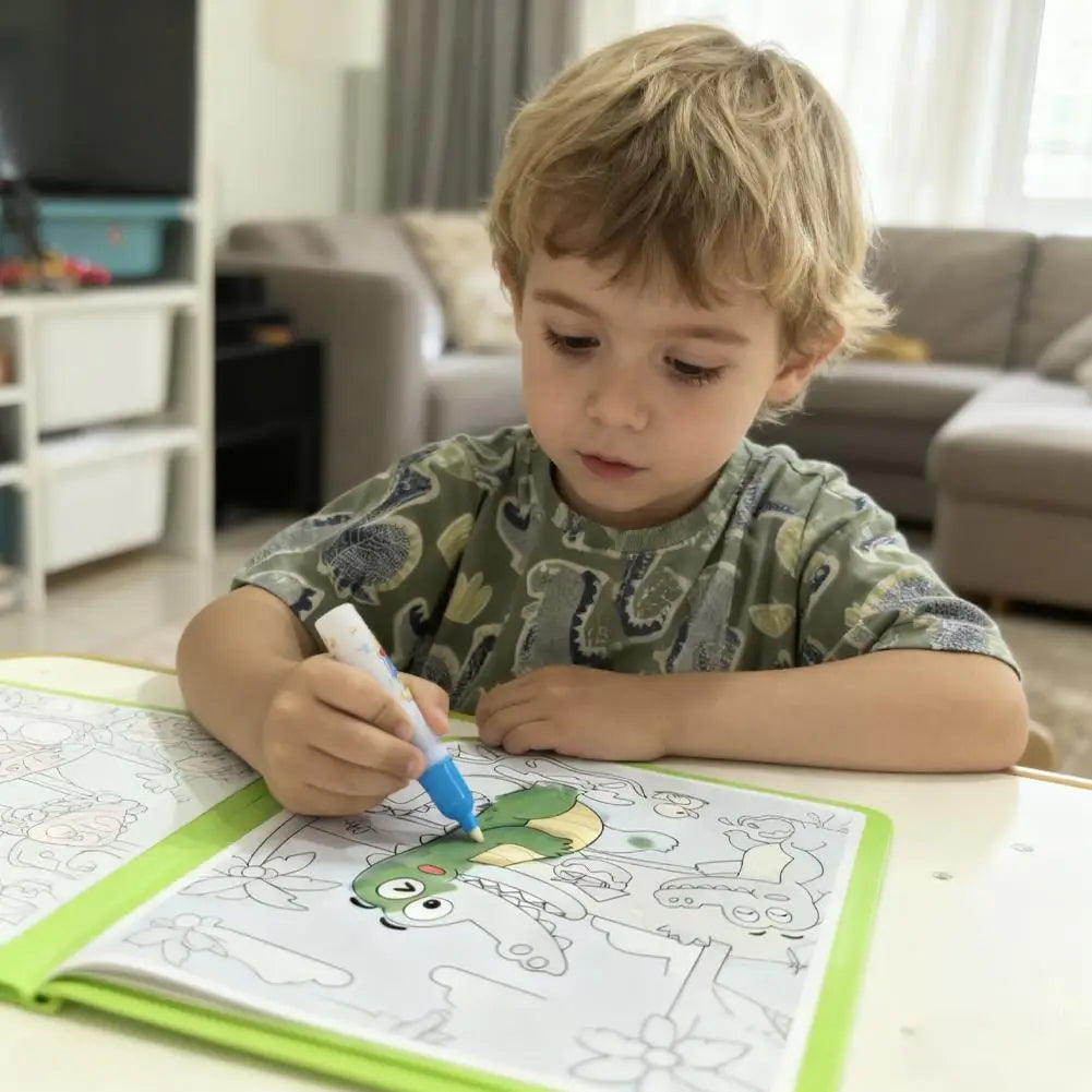 Reusable Kids Magic Water Activity Book