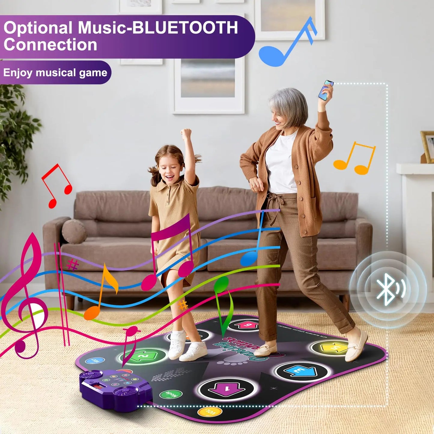 LED Bluetooth Kids Dance Mat