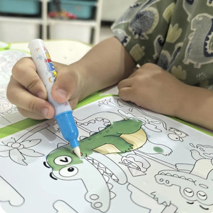 Reusable Kids Magic Water Activity Book