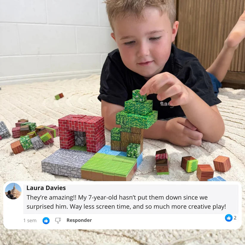 Magnetic Blocks Building Set