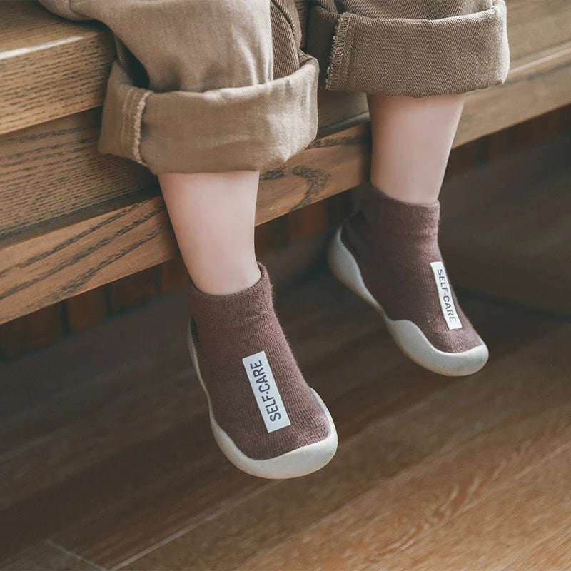Baby Sock Shoes with Flexible Sole