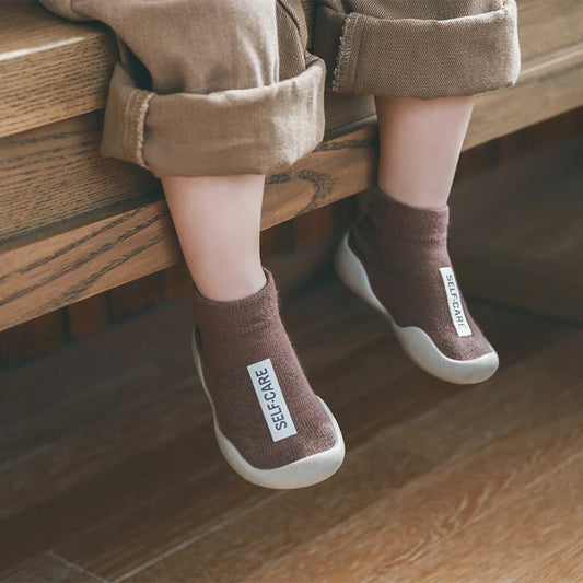 Baby Sock Shoes with Flexible Sole