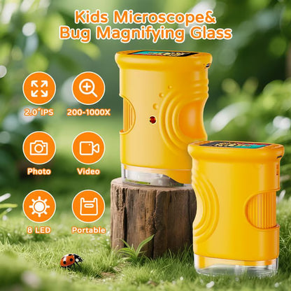 1000x Handheld Digital Microscope with 4K Screen