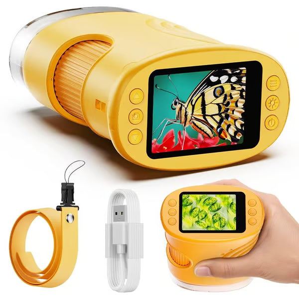 1000x Handheld Digital Microscope with 4K Screen